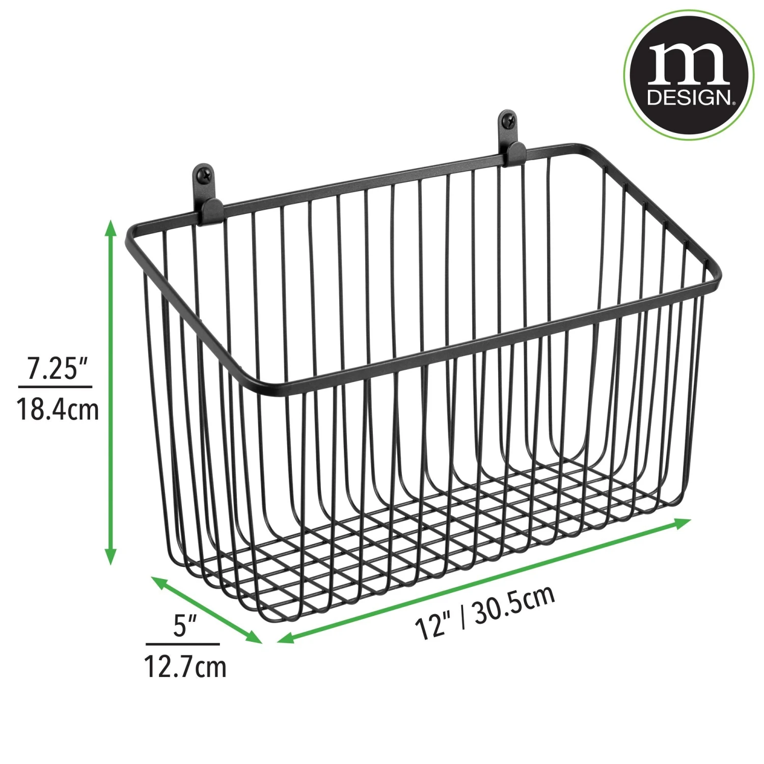 Wire Wall Baskets 5 X 12 X 7 7 Wire Wall Baskets 5 X 12 X 7 - Image 7