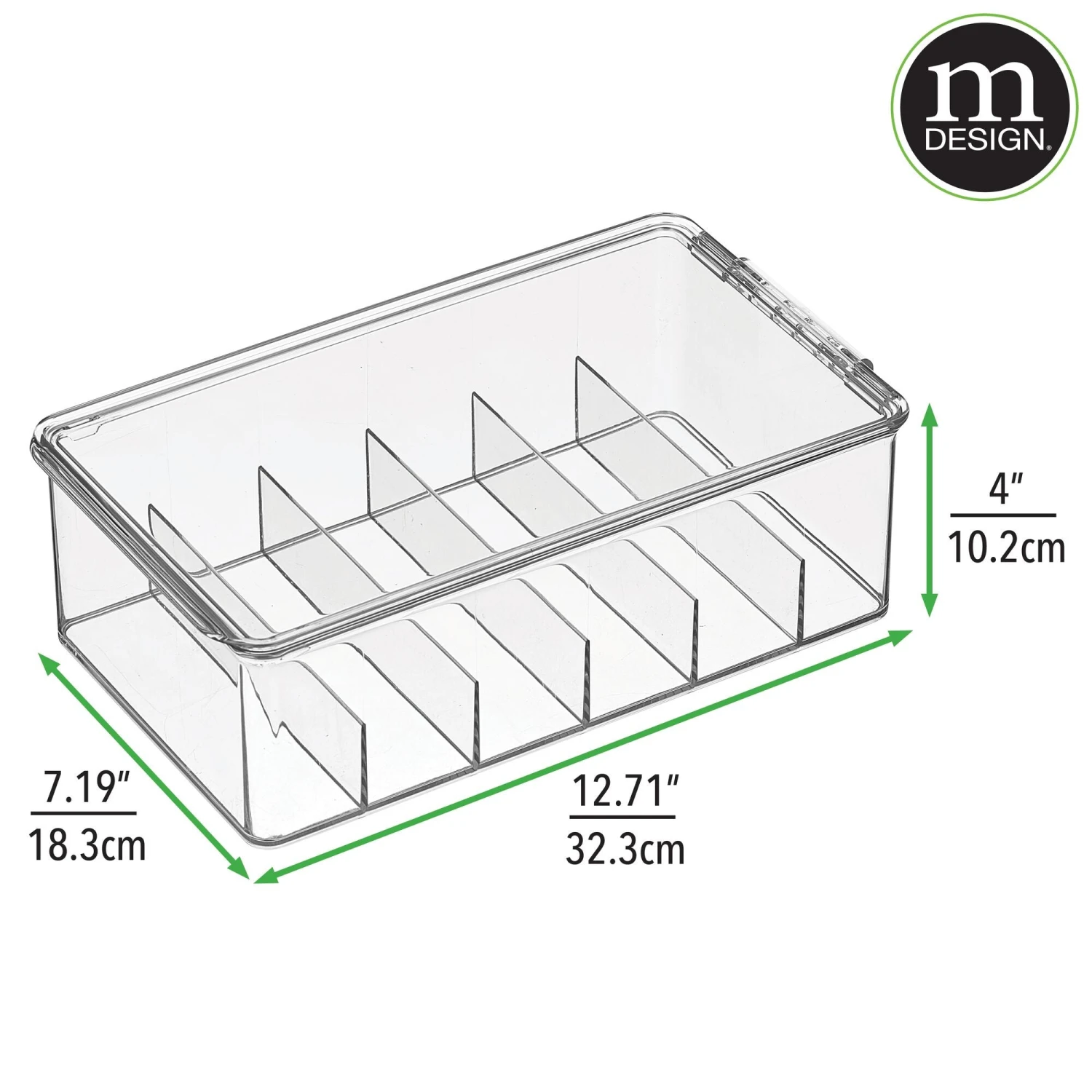 6-Section Stackable Storage Box 3 6-Section Stackable Storage Box - Image 3