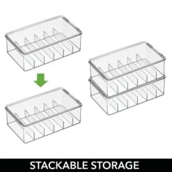 6-Section Stackable Storage Box 13 6-Section Stackable Storage Box -Home storage 2000 Square JPG RFQ 2035368 detail4