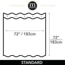 PEVA Shower Curtain Liner -Home storage 2000 Square JPG STANDARD 20SC 20GRAPHIC