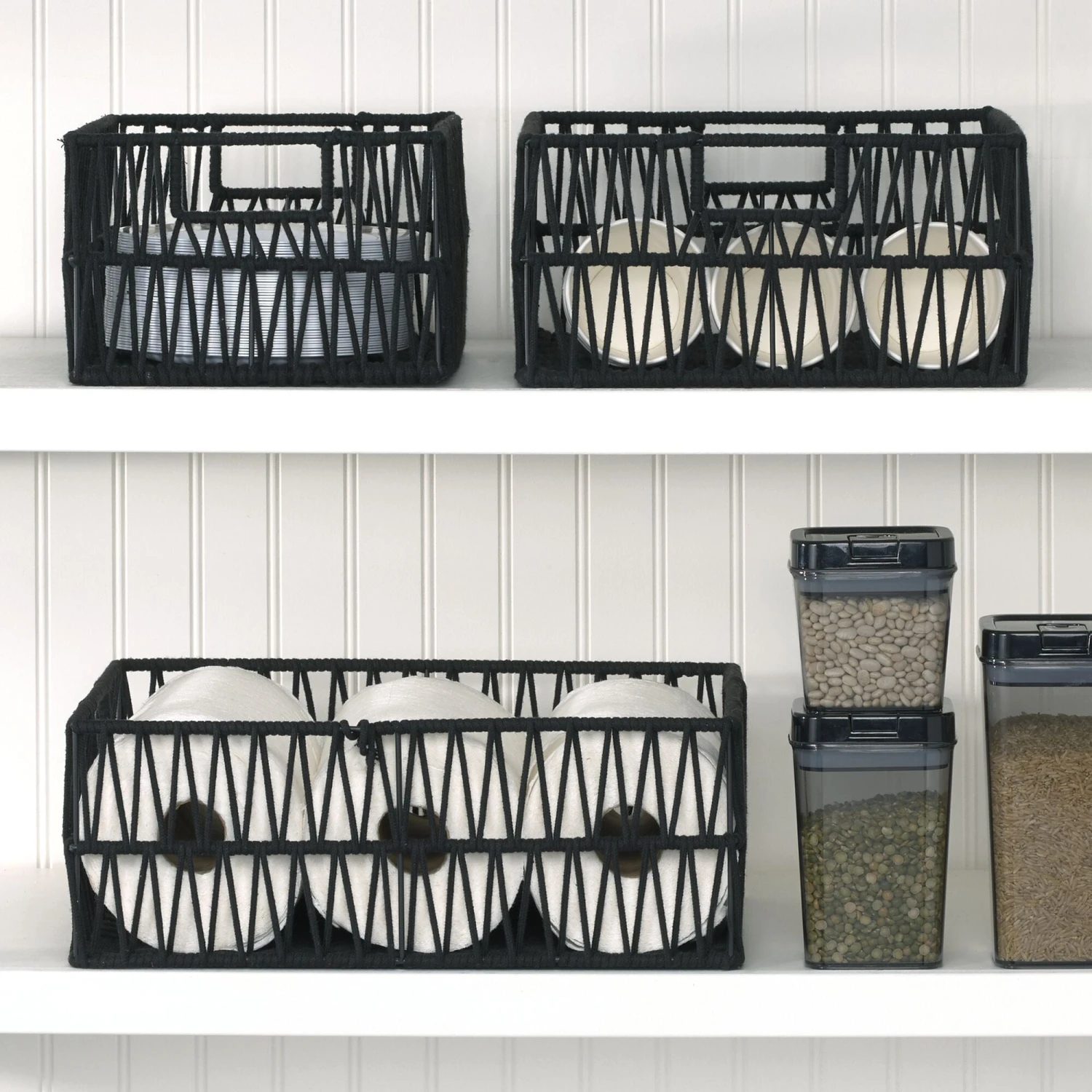 Cotton Rope Basket 13 X 12 X 6 3 Cotton Rope Basket 13 X 12 X 6 - Image 3