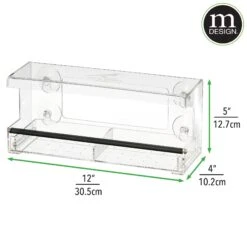 Acrylic Bird Feeder -Home storage 2000 Square JPG WBOJ001 dims