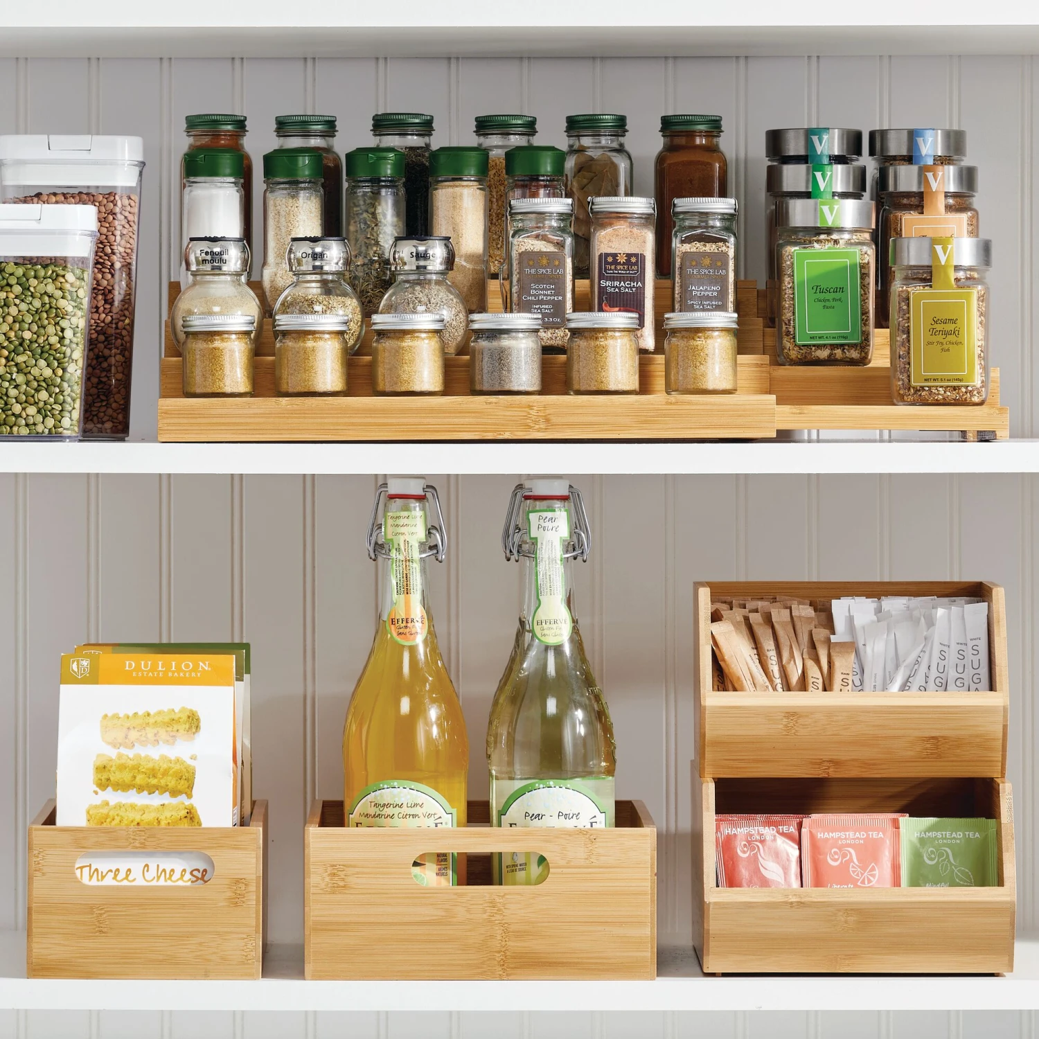 4-Tier Expandable Bamboo Shelf 2 4-Tier Expandable Bamboo Shelf - Image 2