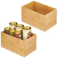 Bamboo Bin 10.5 X 6.5 X 6